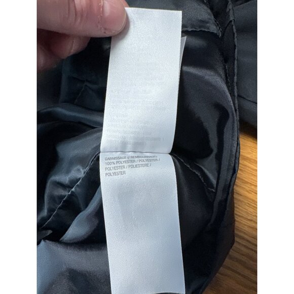 Susan Black Waterproof Hooded Jacket W/ Pockets & Snap Closure Size XS - Picture 9 of 13